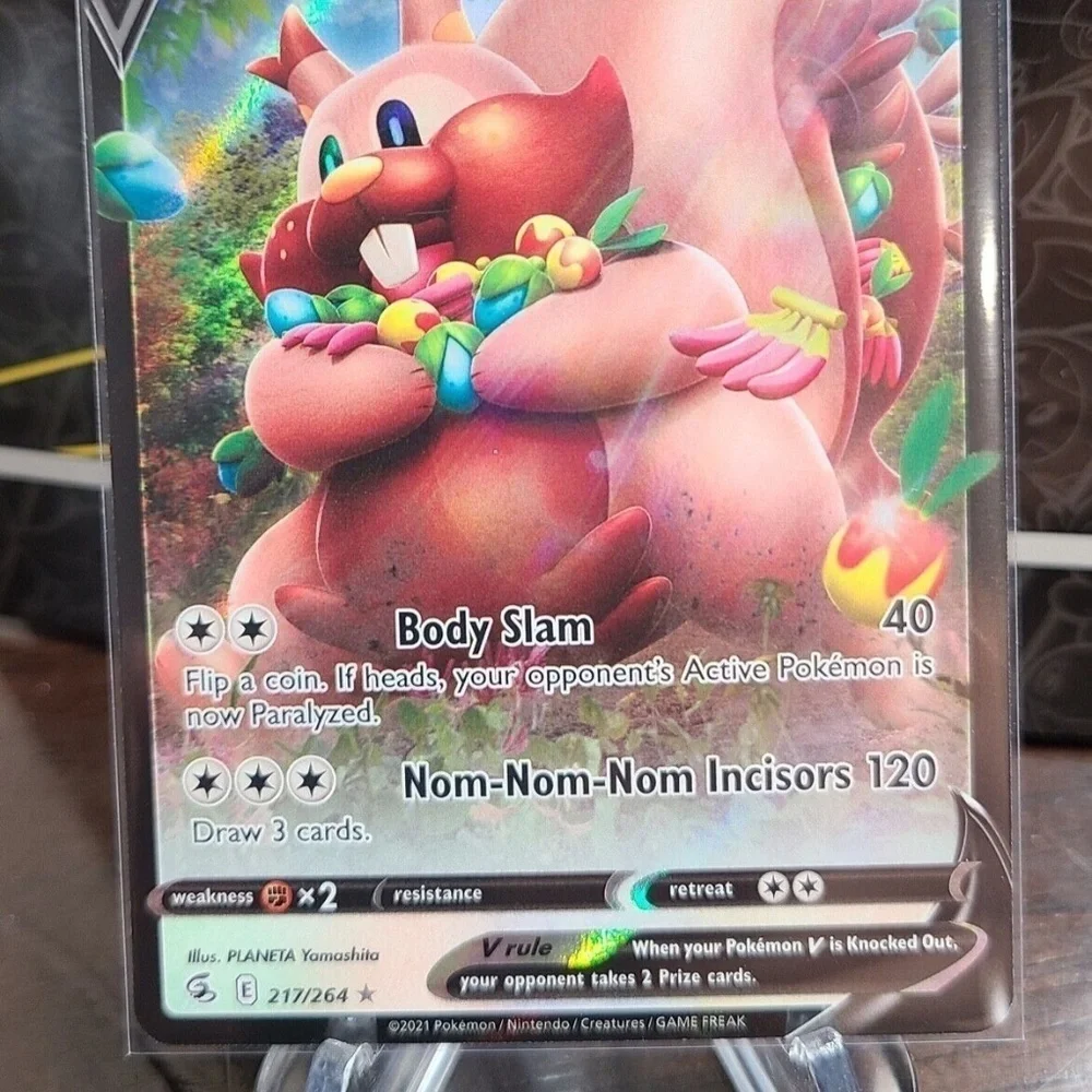 Greedent V Fusion Strike 217/264 Holo Ultra Rare